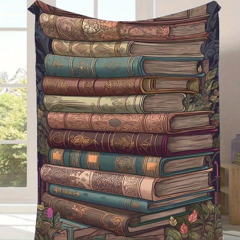 1pc Many Books Print Blanket, Soft Warm Throw Blanket Nap Blanket for Couch Sofa Office Bed Camping Travel, Multi-purpose Gift Blanket 130cmx150cm
1pc Many Books Print Blanket, Soft Warm Throw Blanket Nap Blanket for Couch Sofa Office Bed Camping Travel, Multi-purpose Gift Blanket 130cmx150cm