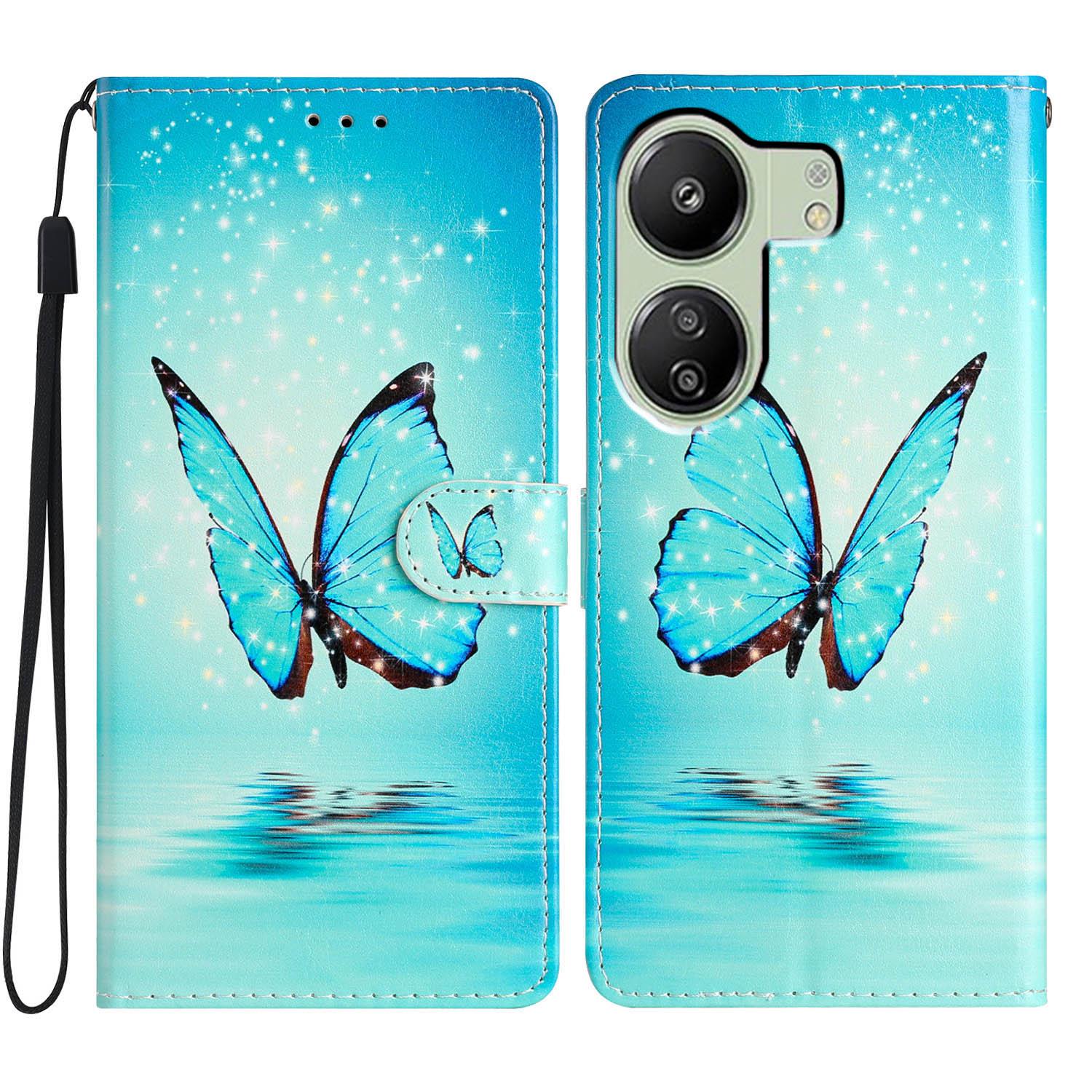 For Xiaomi Redmi 13C 4G/Poco C65 4G Leather Case with Card Pocket Blue Butterfly
For Xiaomi Redmi 13C 4G/Poco C65 4G Leather Case with Card Pocket Blue Butterfly