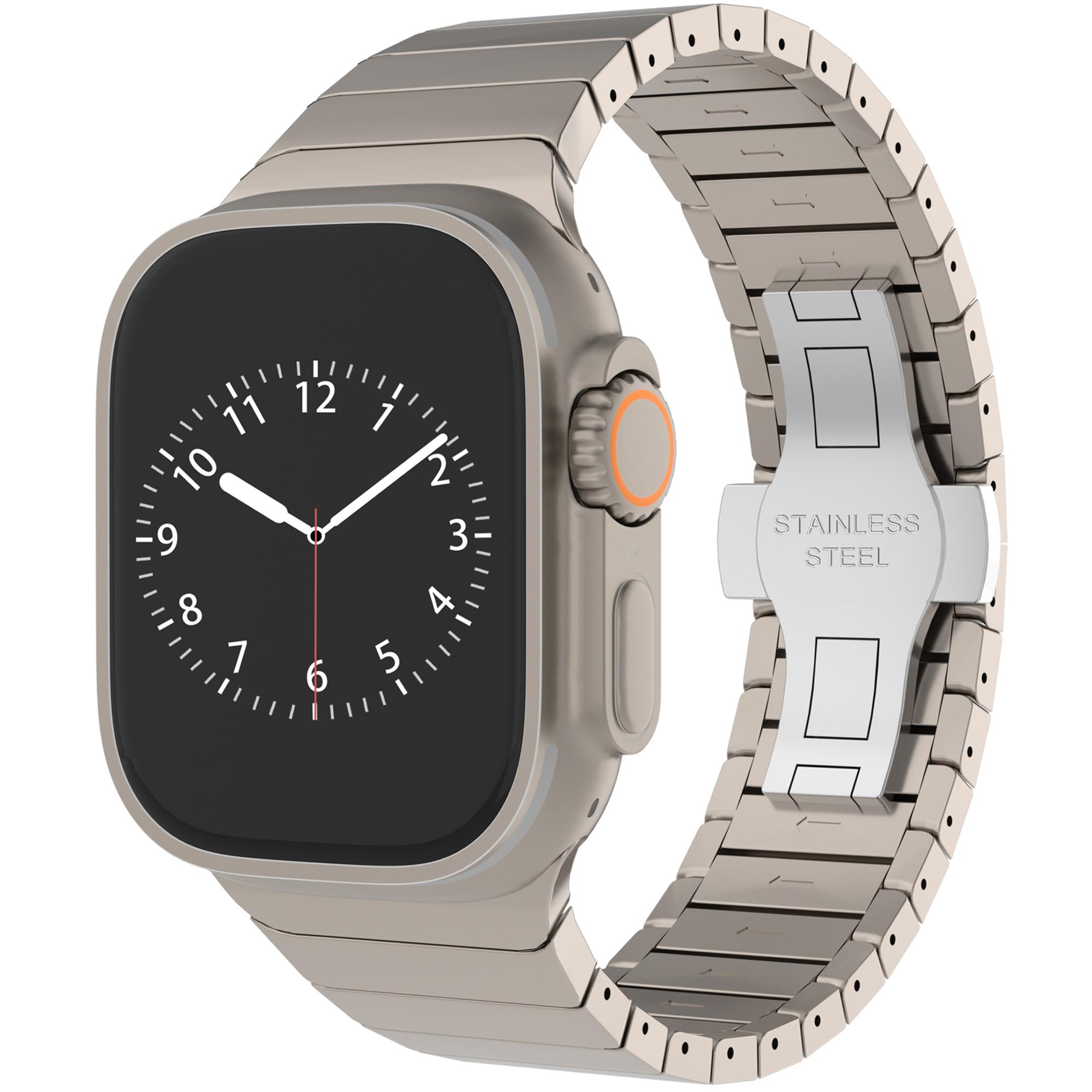 For Apple Watch 10 46mm/Ultra 2/Ultra 49mm/9 8 7 45mm/SE (2023) SE (2022) SE 6 5 4 44mm/3 2 1 42mm Replacement 1-Bead Alloy Watch Band Silver
For Apple Watch 10 46mm/Ultra 2/Ultra 49mm/9 8 7 45mm/SE (2023) SE (2022) SE 6 5 4 44mm/3 2 1 42mm Replacement 1-Bead Alloy Watch Band Silver