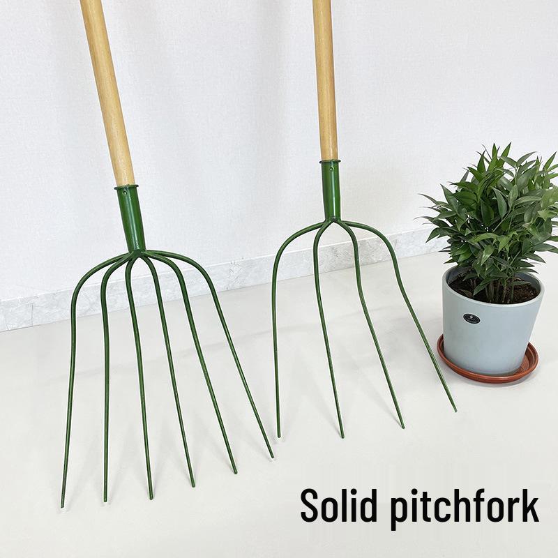 Agricultural Three-Prong Steel Hay Fork for Outdoor Farm Use 3-Prong Solid Grass Fork Single Head
Agricultural Three-Prong Steel Hay Fork for Outdoor Farm Use 3-Prong Solid Grass Fork Single Head