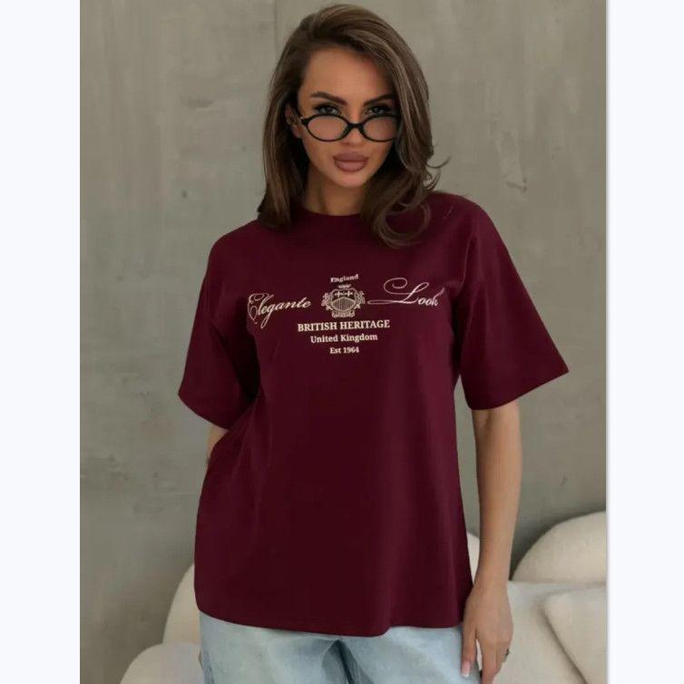 Oversized Loose Short-Sleeve Cotton T-Shirt for Women - Versatile and Casual American European Style 2026 Summer Collection S (Up to 95 jin)
Oversized Loose Short-Sleeve Cotton T-Shirt for Women - Versatile and Casual American European Style 2026 Summer Collection S (Up to 95 jin)