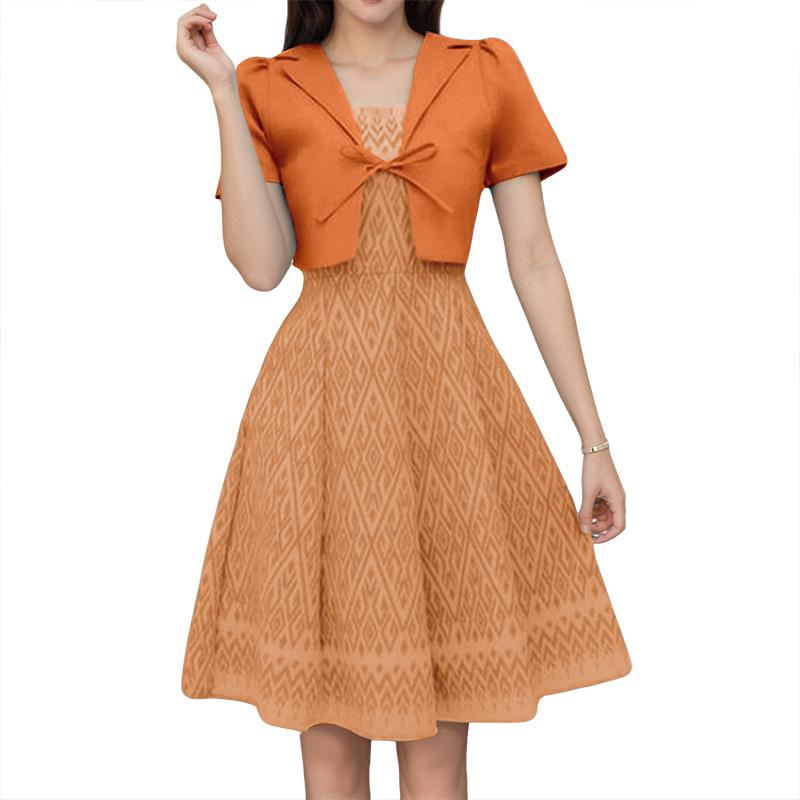 ZANZEA Women Casual Patchwork Summer Short Sleeve Print Dress S оранжевый
ZANZEA Women Casual Patchwork Summer Short Sleeve Print Dress S оранжевый