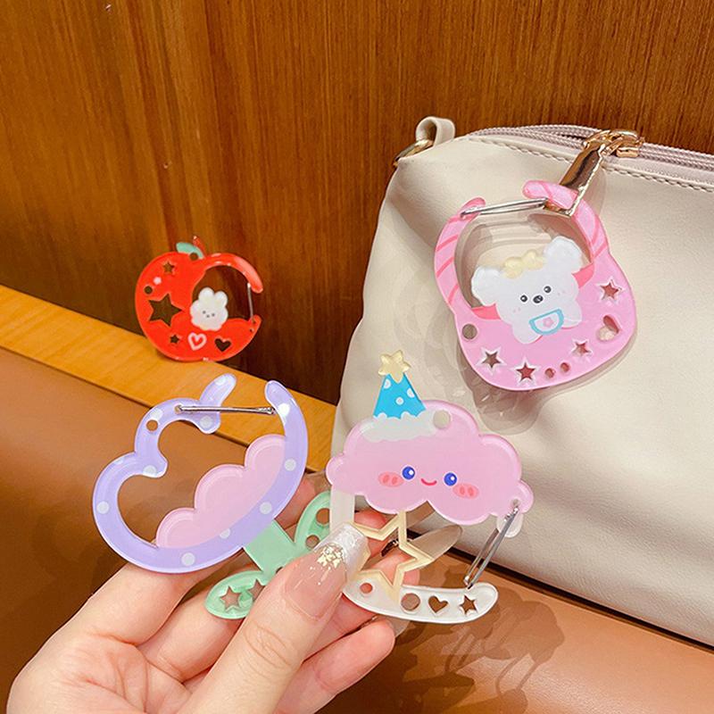 Acrylic Multifunctional Keychain Cartoon Shaped Mountaineering Buckle Keychain Keyring Hook Bag Pendant Decoration
Acrylic Multifunctional Keychain Cartoon Shaped Mountaineering Buckle Keychain Keyring Hook Bag Pendant Decoration
