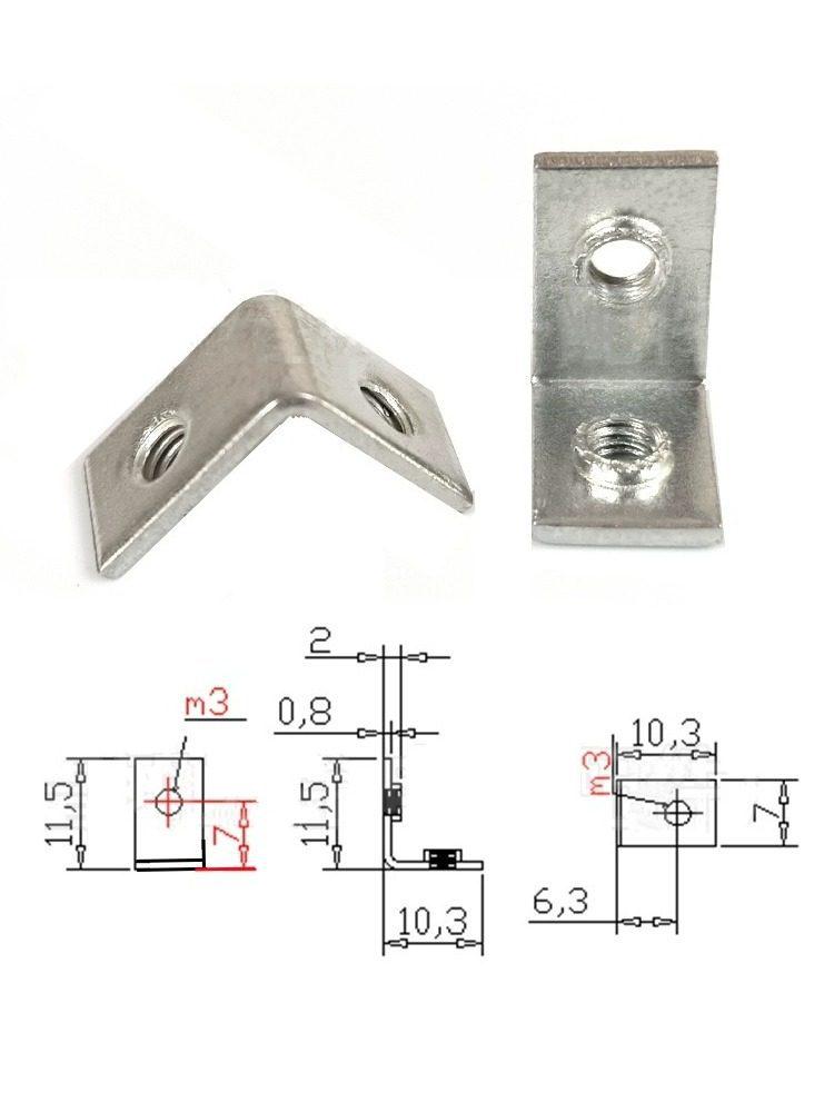 L-shaped Computer Speaker Amplifier Bracket: Heatsink & Radiator Hardware Parts
L-shaped Computer Speaker Amplifier Bracket: Heatsink & Radiator Hardware Parts