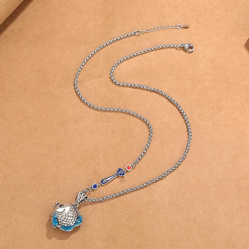 Персонализированная модная подвеска ретро ожерелье с рыбой
Персонализированная модная подвеска ретро ожерелье с рыбой