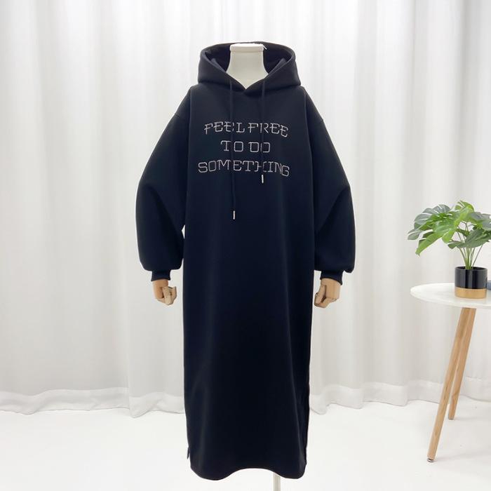 YYFS Женская мода Осень Зима Длинный рукав С капюшоном Свободная талия Повседневные платья Size: One Size чёрный
YYFS Женская мода Осень Зима Длинный рукав С капюшоном Свободная талия Повседневные платья Size: One Size чёрный