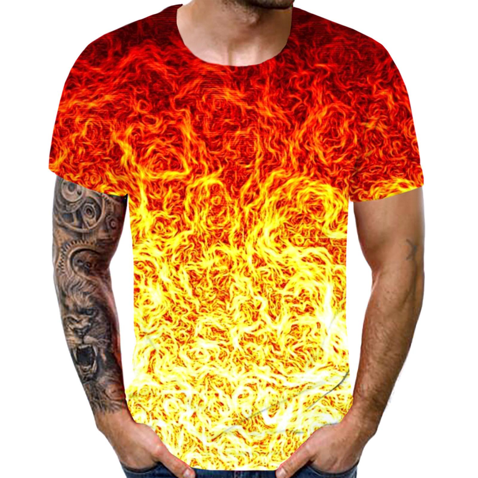Men s Fashion Casual Loose 3D Cool Printing Round Neck Pullover T-Shirt Top XL жовтий
Men s Fashion Casual Loose 3D Cool Printing Round Neck Pullover T-Shirt Top XL жовтий