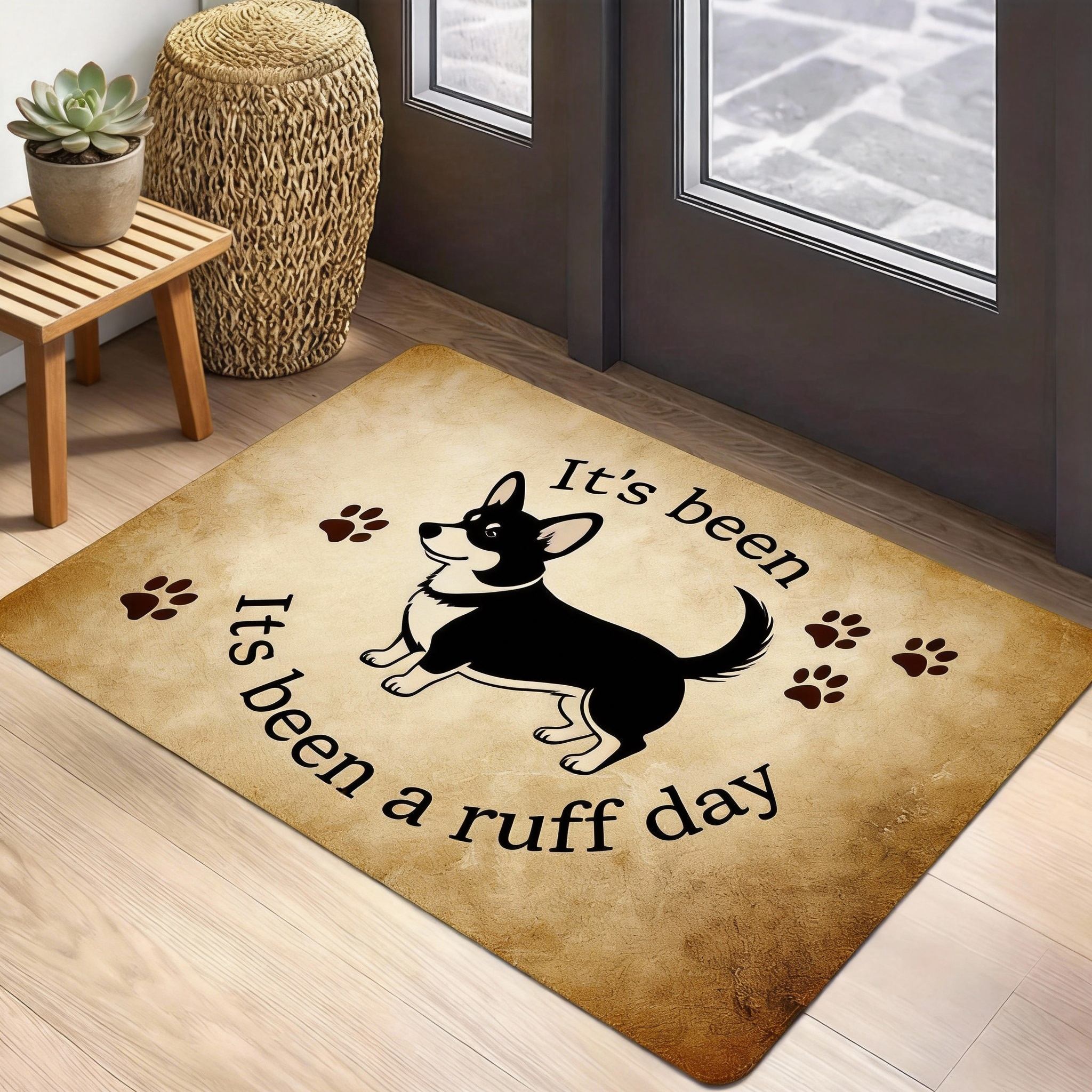 Vintage Dachshund Long Day Non-Slip Doormat - Lightweight, Polyester Mat with Paw Print Design for Kitchen, Bedroom, Bathroom 40cm x 60cm
Vintage Dachshund Long Day Non-Slip Doormat - Lightweight, Polyester Mat with Paw Print Design for Kitchen, Bedroom, Bathroom 40cm x 60cm