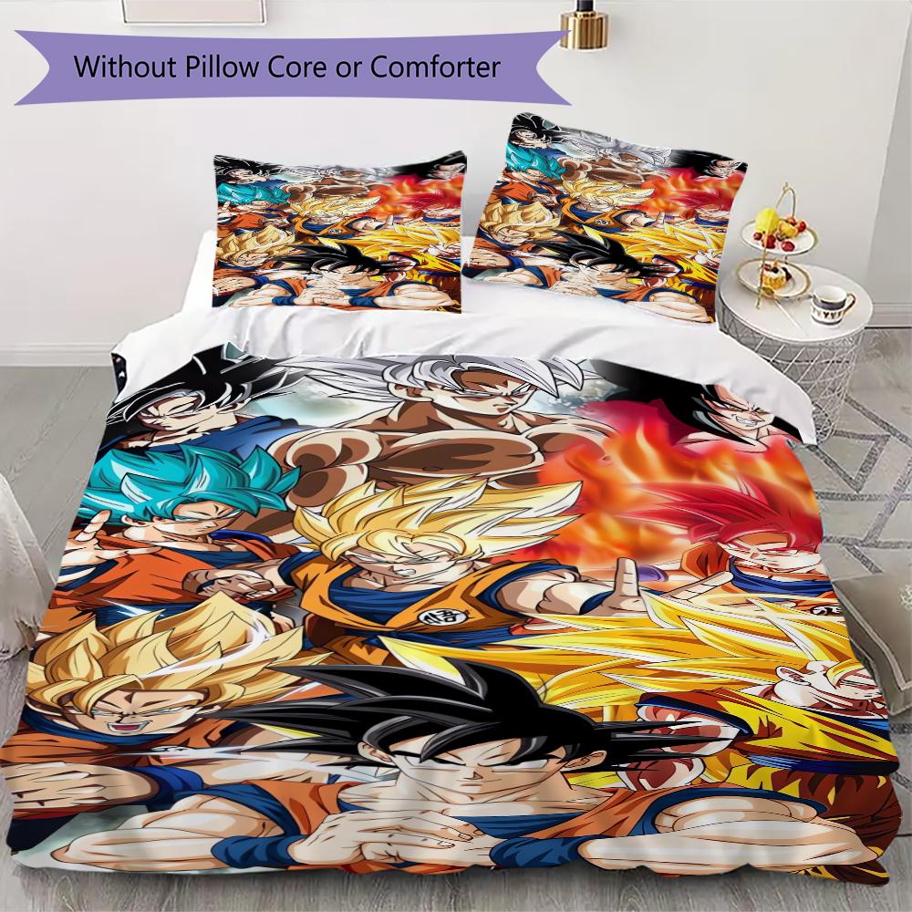 Dragon Ball Pattern Bedding uilt Set uilt Cover Pillowcase Home Decoration Birthday Gift (1 * duvet cover + 2 * pillowcase without core) 135x200cm
Dragon Ball Pattern Bedding uilt Set uilt Cover Pillowcase Home Decoration Birthday Gift (1 * duvet cover + 2 * pillowcase without core) 135x200cm