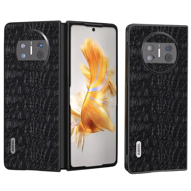 For Huawei Mate X3 5G Textured Genuine Cow Leather Coated PC Cover Black Edge Phone Case
For Huawei Mate X3 5G Textured Genuine Cow Leather Coated PC Cover Black Edge Phone Case