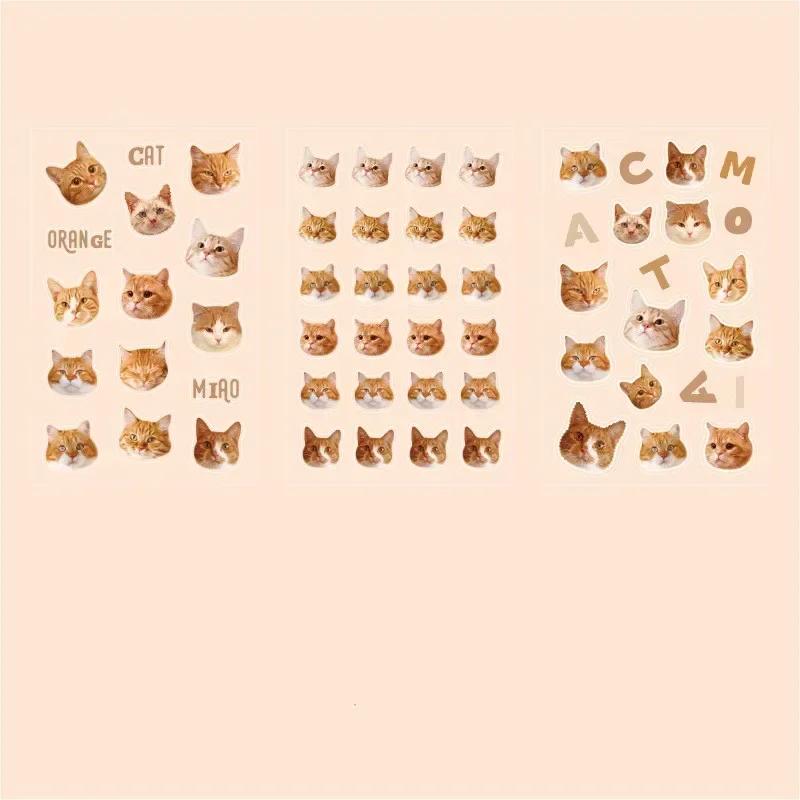 Cute Cat Head Flat Sticker Cartoon Animal Guka DIY Handbook Decoration Kawaii Stickers Stationery
Cute Cat Head Flat Sticker Cartoon Animal Guka DIY Handbook Decoration Kawaii Stickers Stationery