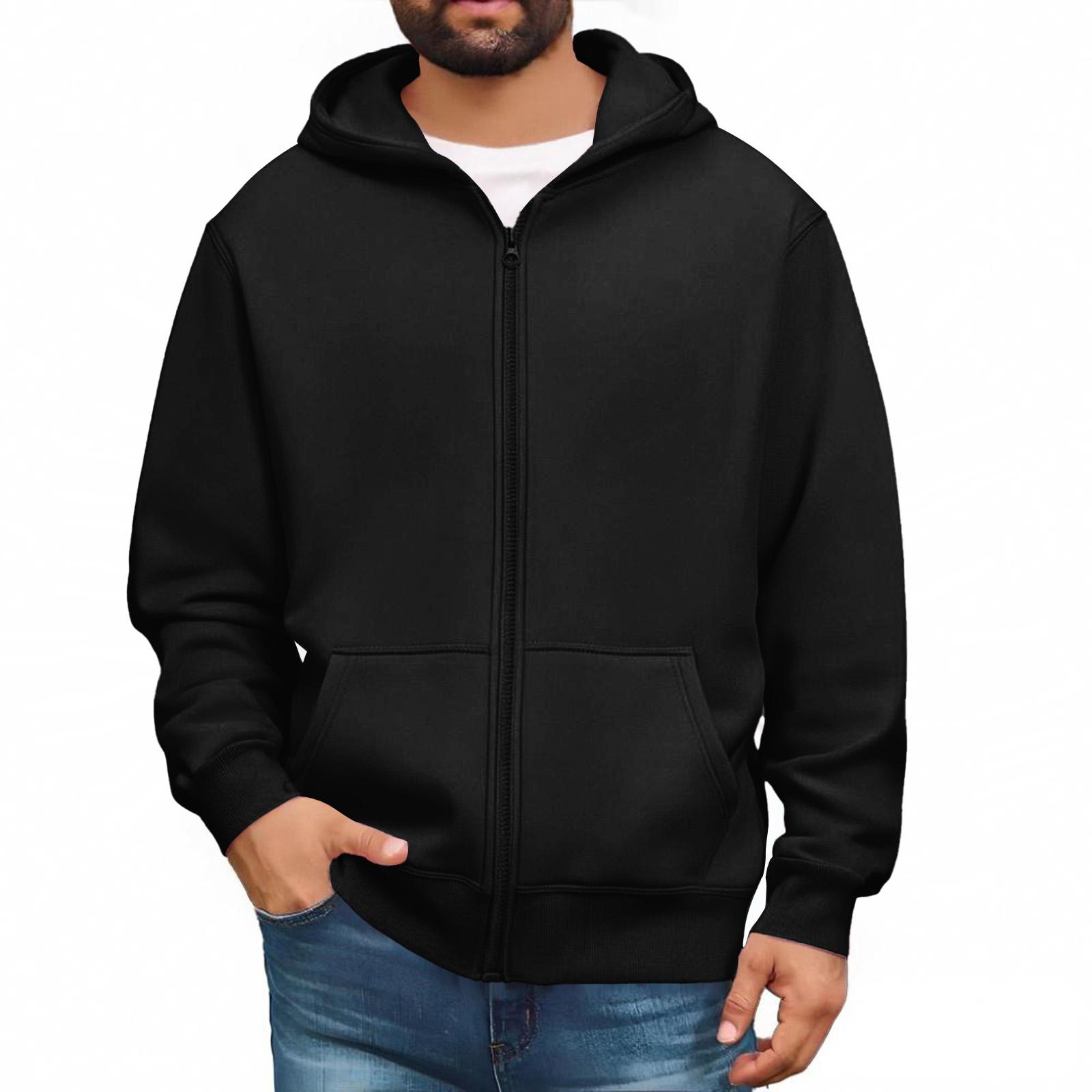 Men Full Zip Up Sweatshirts Long Sleeve Pullover Tops Casual And Tall Jackets With Pockets L
Men Full Zip Up Sweatshirts Long Sleeve Pullover Tops Casual And Tall Jackets With Pockets L
