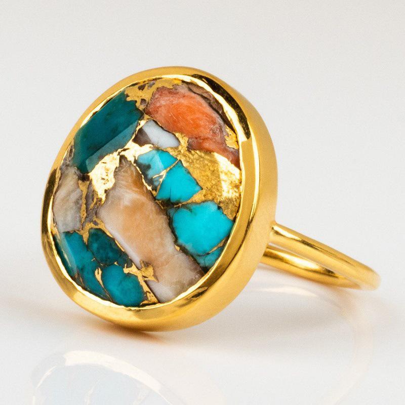Jianjie Retro Gold-Plated Gemstone Ring: European & American Women s Fashion Size 9 золотой
Jianjie Retro Gold-Plated Gemstone Ring: European & American Women s Fashion Size 9 золотой