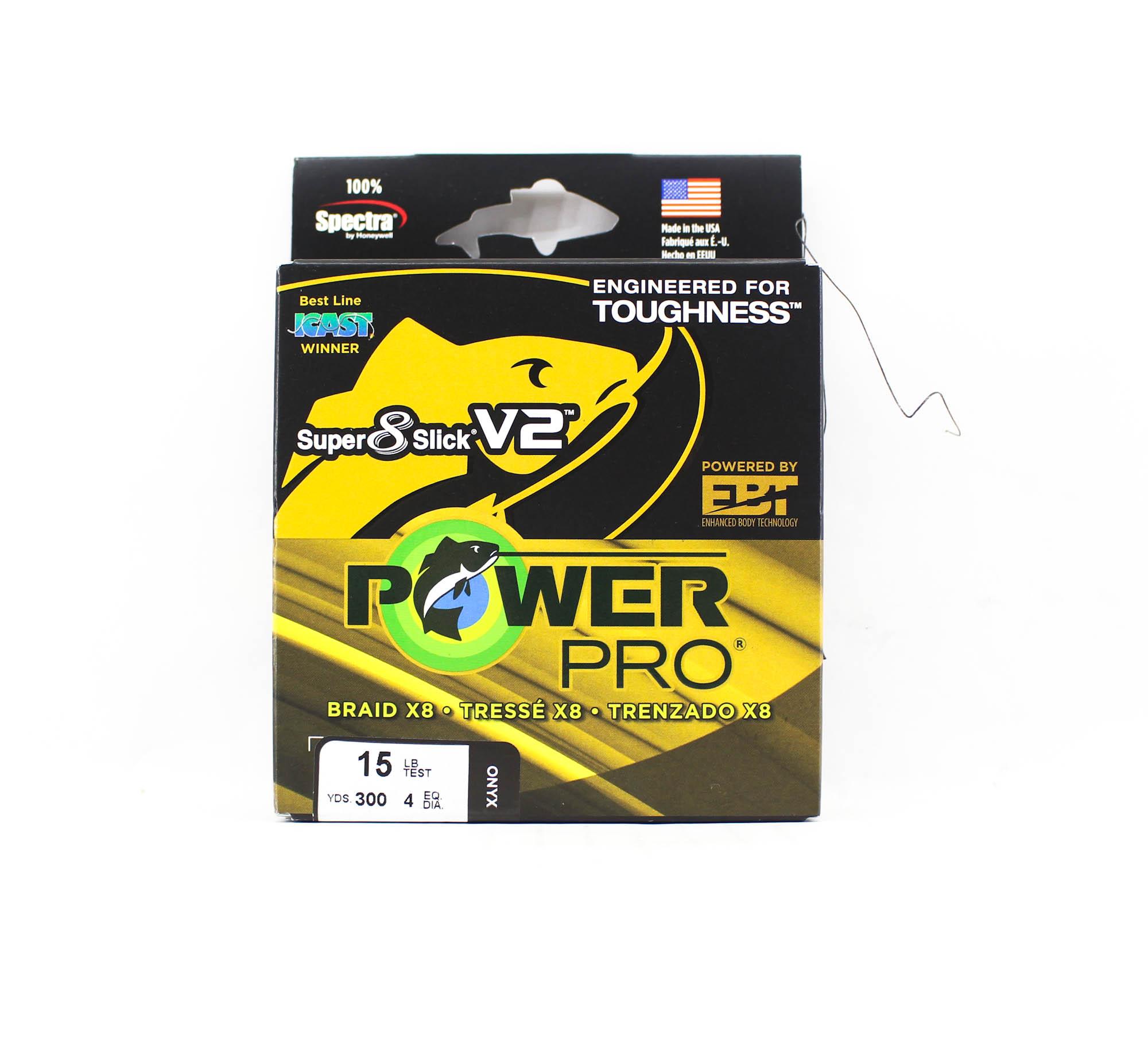 Power Pro Super 8 Slick Version 2 Spectra Line, 15 фунтов, 300 ярдов, оникс (7915) оникс
Power Pro Super 8 Slick Version 2 Spectra Line, 15 фунтов, 300 ярдов, оникс (7915) оникс