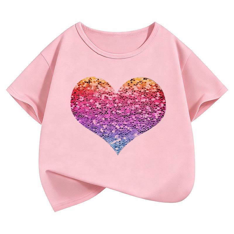 Colorful Love Heart Short Sleeve T Shirts Y2k Kids Children s T-shirt Boys Girls Summer Spring Casual Top Tee Shirt 100 рожевий
Colorful Love Heart Short Sleeve T Shirts Y2k Kids Children s T-shirt Boys Girls Summer Spring Casual Top Tee Shirt 100 рожевий