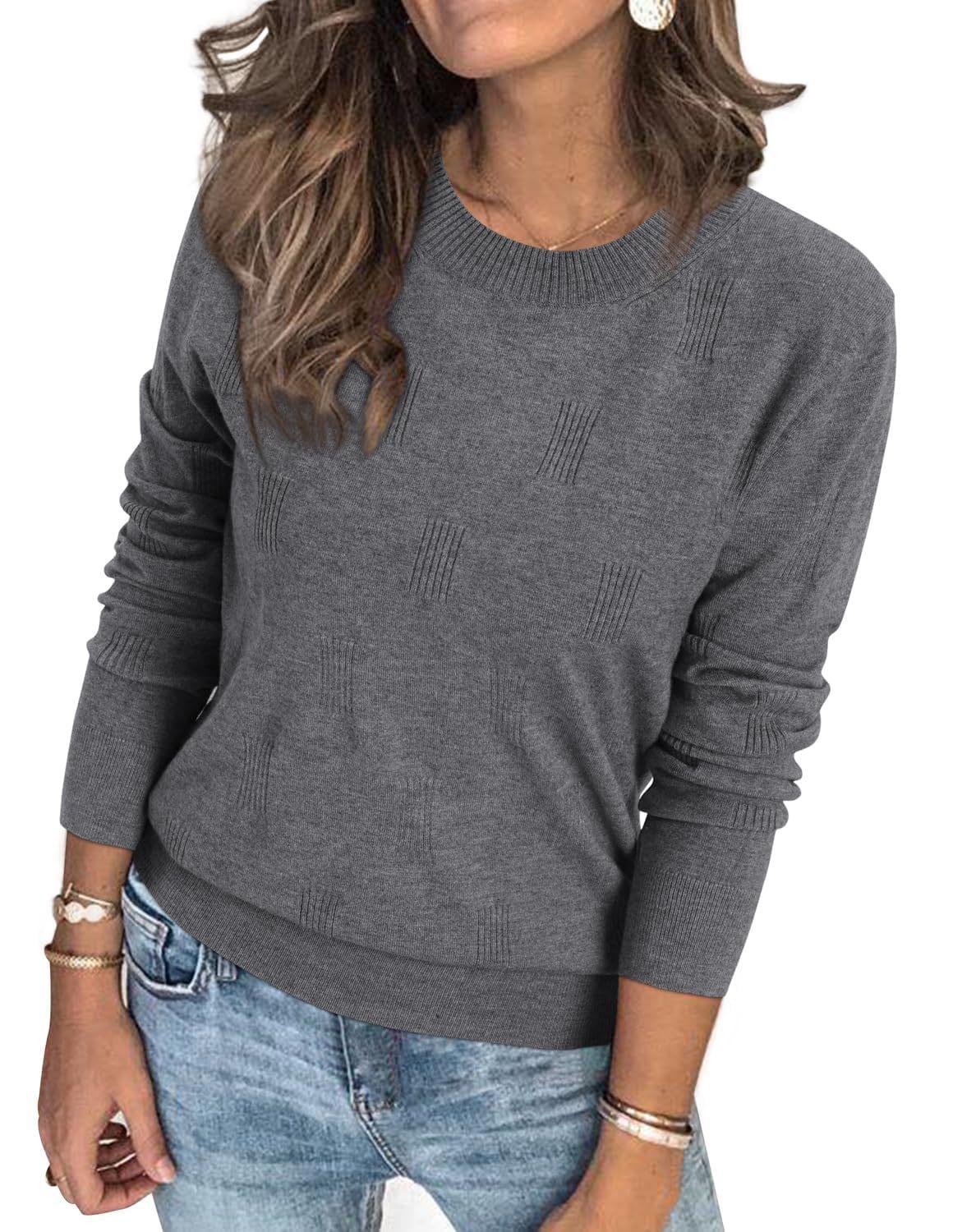 Осенний свитер с круглым вырезом, рубчатой вязкой, длинным рукавом, из мягкого трикотажа, повседневный пуловер, женский, роскошный, свободного кроя, стройнящий и универсальный топ 2XL
Осенний свитер с круглым вырезом, рубчатой вязкой, длинным рукавом, из мягкого трикотажа, повседневный пуловер, женский, роскошный, свободного кроя, стройнящий и универсальный топ 2XL