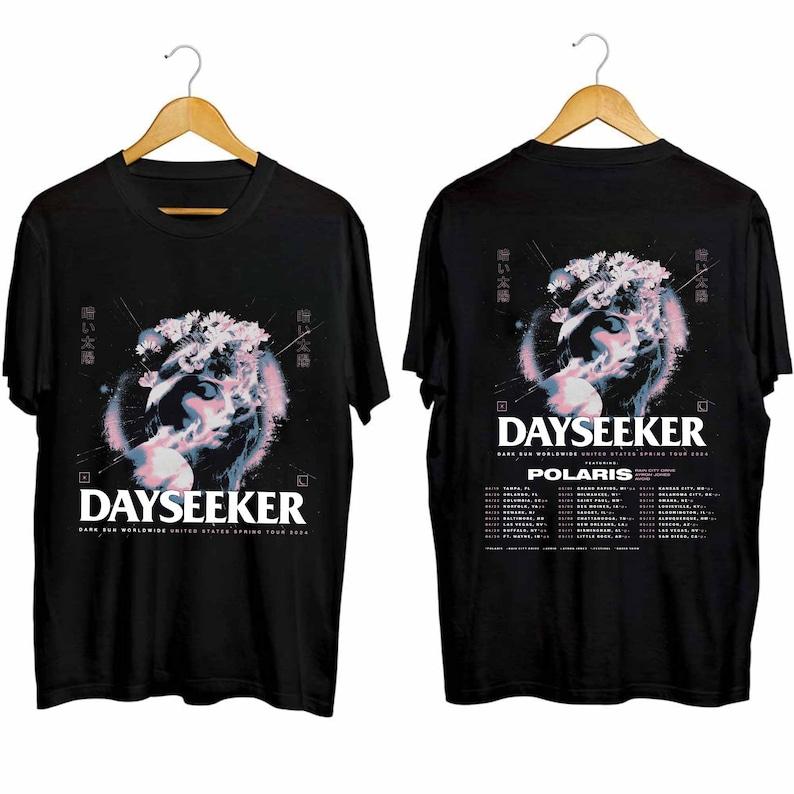 300GSM Heavy Cotton T-Shirt Dayseeker - Dark Sun Spring Tour Shirt Dayseeker Band Fan Shirt Dayseeker Concert Shirt Dark Sun Spring Concert Shirt
300GSM Heavy Cotton T-Shirt Dayseeker - Dark Sun Spring Tour Shirt Dayseeker Band Fan Shirt Dayseeker Concert Shirt Dark Sun Spring Concert Shirt