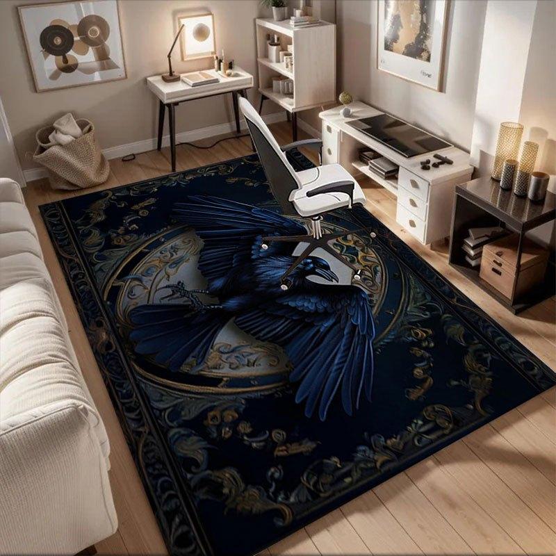 Elegant Raven Wall Art: Dark Fantasy Decor for Your HomeOffice Mat Perfect for Home Decor Office Desk Chair Rugs Chair Carpet for office Pol 60cm by 90cm
Elegant Raven Wall Art: Dark Fantasy Decor for Your HomeOffice Mat Perfect for Home Decor Office Desk Chair Rugs Chair Carpet for office Pol 60cm by 90cm