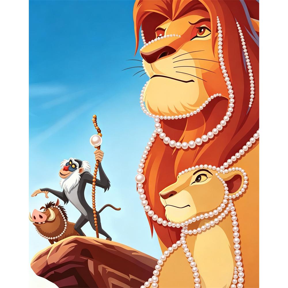 Disney DIY Pearl Painting The Lion King Creative Pearl Style Decorative Painting Creative Ornaments Friends Gifts Desktop Displays Home Decoration 30x40
Disney DIY Pearl Painting The Lion King Creative Pearl Style Decorative Painting Creative Ornaments Friends Gifts Desktop Displays Home Decoration 30x40