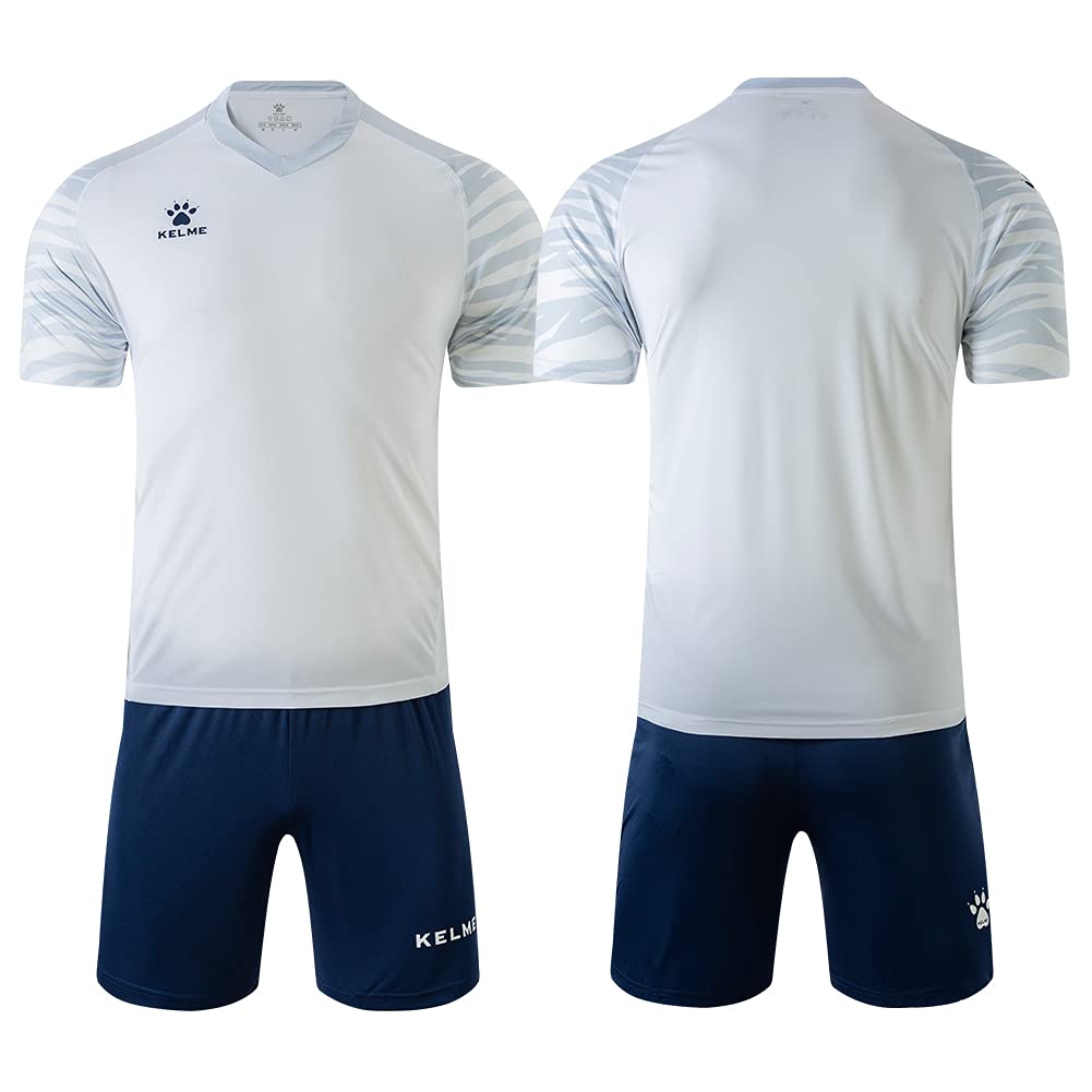 Kelme Men s Soccer Uniform, Practice Set, Soccer/Futsal T-Shirt & Pants (White, Size S)
Kelme Men s Soccer Uniform, Practice Set, Soccer/Futsal T-Shirt & Pants (White, Size S)