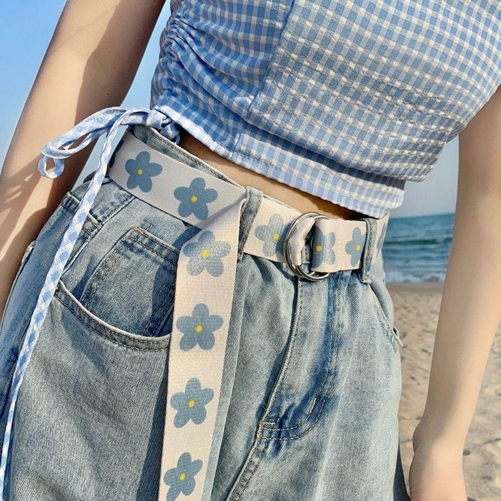 Blue Flower Nylon Braided Belt Luxury Trendy Design Weave Waist Band Double Loop Buckle Belt
Blue Flower Nylon Braided Belt Luxury Trendy Design Weave Waist Band Double Loop Buckle Belt