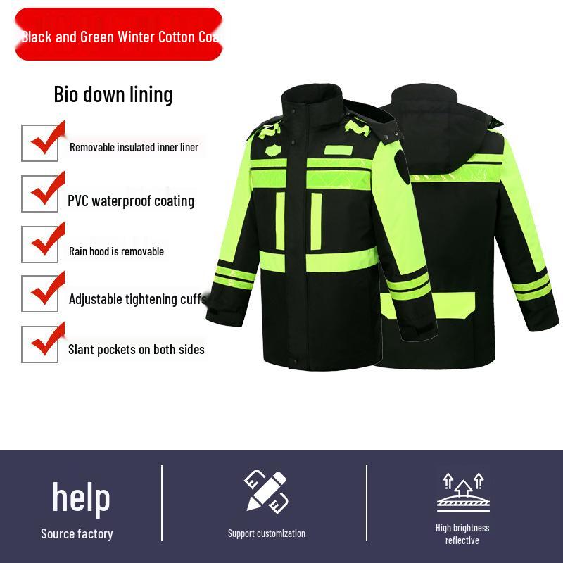 Водонепроникне Світловідбиваюче Зимове Пальто для Дорожньої Служби - Товста Внутрішня Підкладка для Захисту від Холоду XL
Водонепроникне Світловідбиваюче Зимове Пальто для Дорожньої Служби - Товста Внутрішня Підкладка для Захисту від Холоду XL