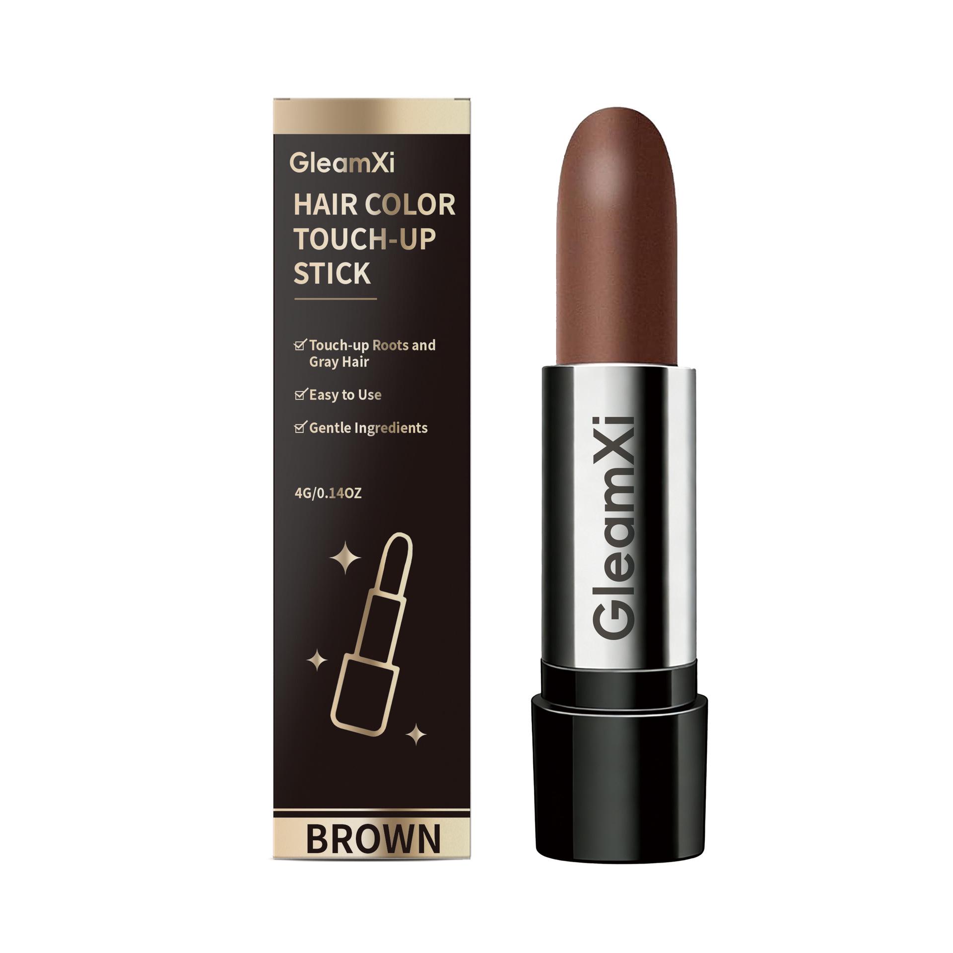 GleamXi Hair Color Touch-up Stick - Brown: Lightweight, Non-Smudging, Portable Daily Styling.
GleamXi Hair Color Touch-up Stick - Brown: Lightweight, Non-Smudging, Portable Daily Styling.