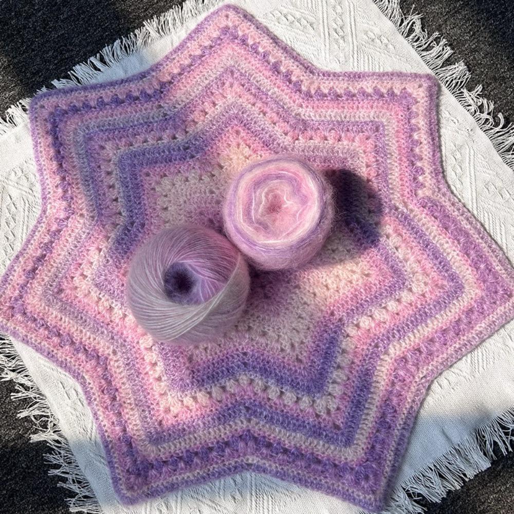 Unfinished Gradient Seven Star Blanket Crocheted Star Knitted Blanket For Girlfriend and Mom Gift Style 5
Unfinished Gradient Seven Star Blanket Crocheted Star Knitted Blanket For Girlfriend and Mom Gift Style 5
