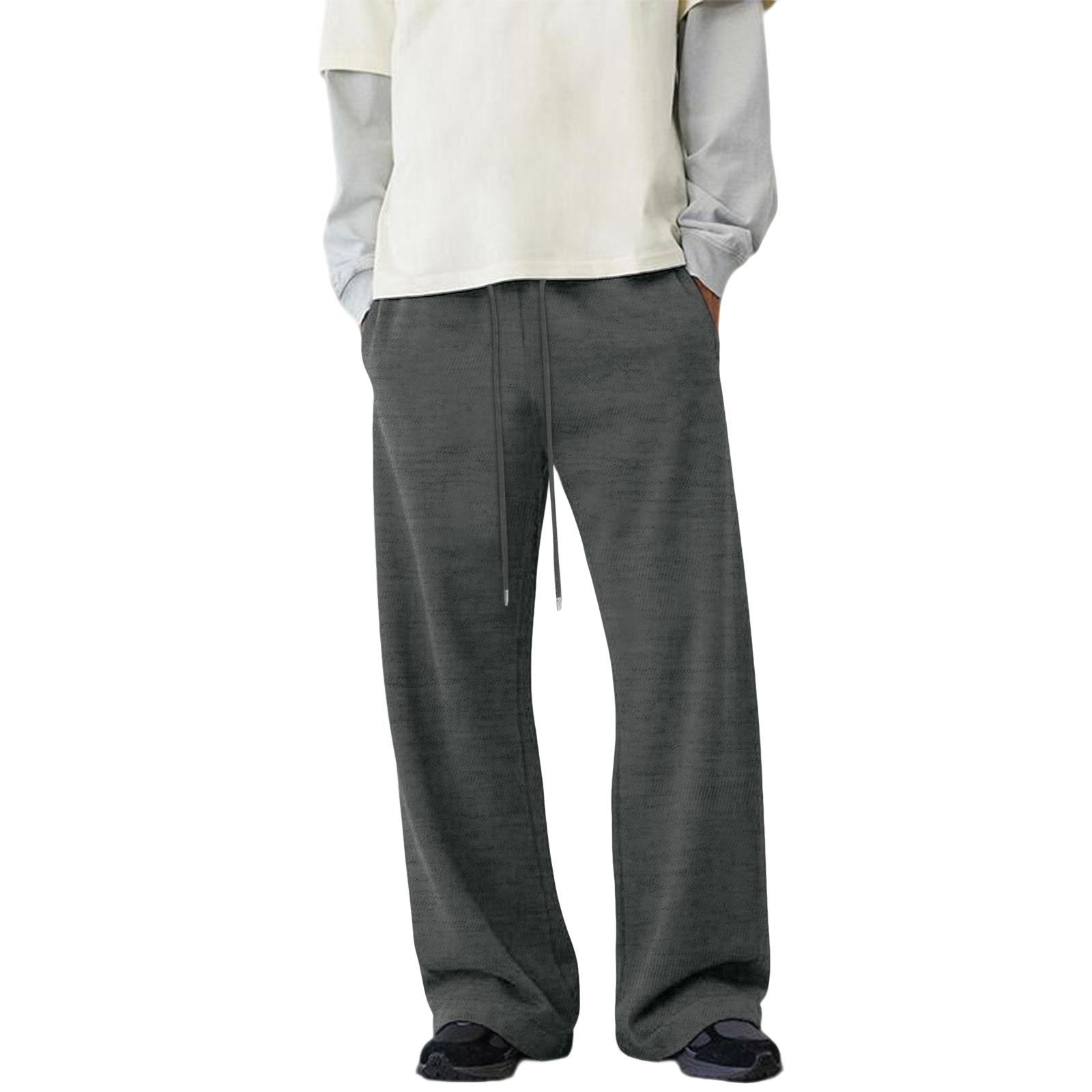 Men s Baggy Sweatpants Wide Leg Sweat Pants With Pockets S
Men s Baggy Sweatpants Wide Leg Sweat Pants With Pockets S