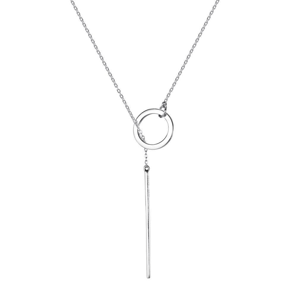 INS Simple style long pendant necklace for women Romantic 925 Sterling Silver Gold Color Silver Color Gifts thdaFine Jewelry
INS Simple style long pendant necklace for women Romantic 925 Sterling Silver Gold Color Silver Color Gifts thdaFine Jewelry