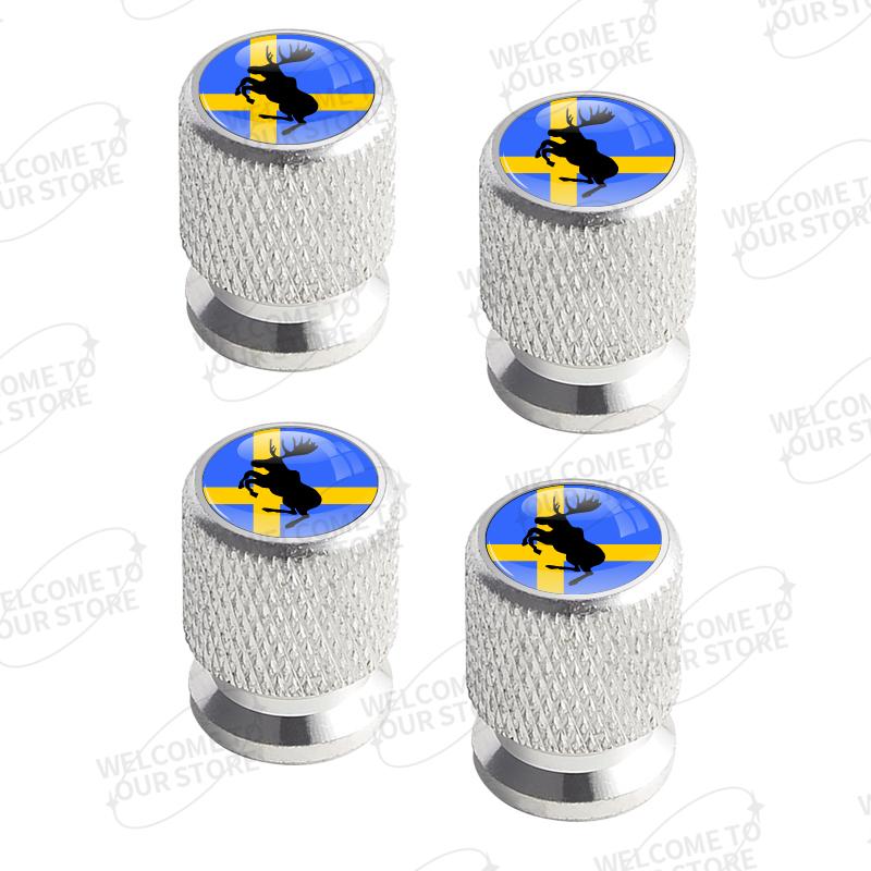 Aluminum For Prancing Deer Sweden Flag Moose Test Logo Volvo XC40 XC60 XC90 V60 4pcs Car Decor Wheel Tire Valve Caps Stem Cover
Aluminum For Prancing Deer Sweden Flag Moose Test Logo Volvo XC40 XC60 XC90 V60 4pcs Car Decor Wheel Tire Valve Caps Stem Cover