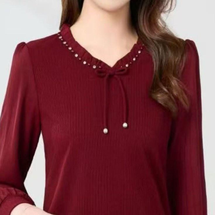 2026 Fashionable Elegance: Women s Long Sleeve Top for Spring & Autumn 6XL (for 155-170 kg)
2026 Fashionable Elegance: Women s Long Sleeve Top for Spring & Autumn 6XL (for 155-170 kg)