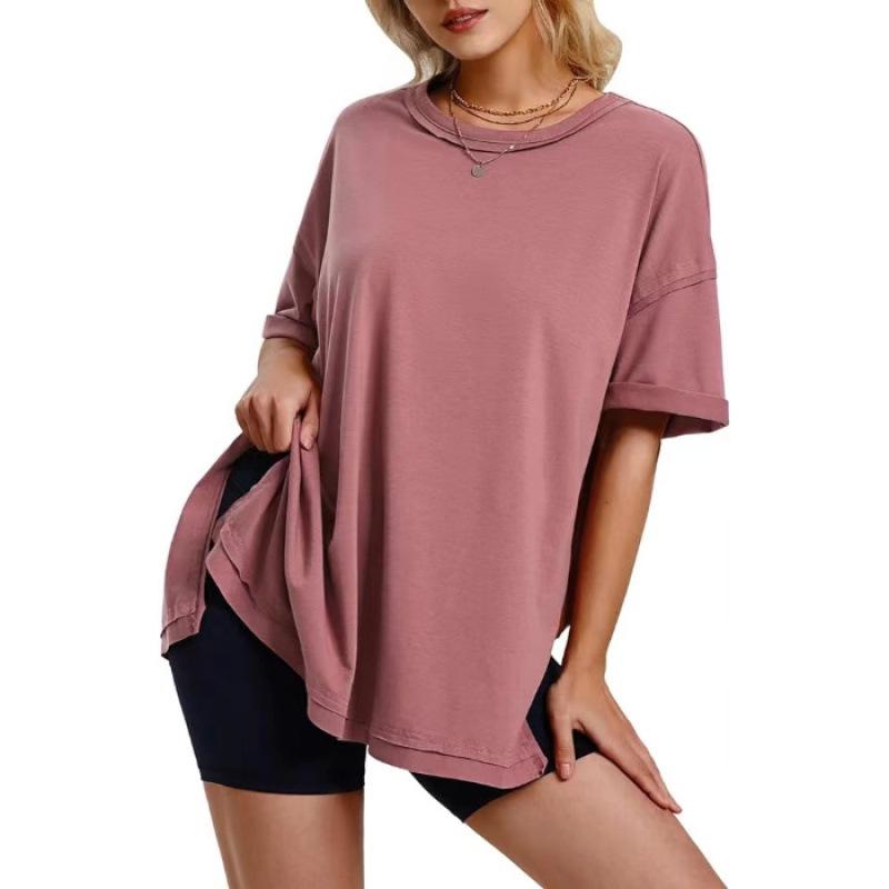 Southeast Asian Style Plus Size Loose T-Shirt - Elegant Rose Pink, White, Black, Watermelon Red, Rice White 2X Large
Southeast Asian Style Plus Size Loose T-Shirt - Elegant Rose Pink, White, Black, Watermelon Red, Rice White 2X Large