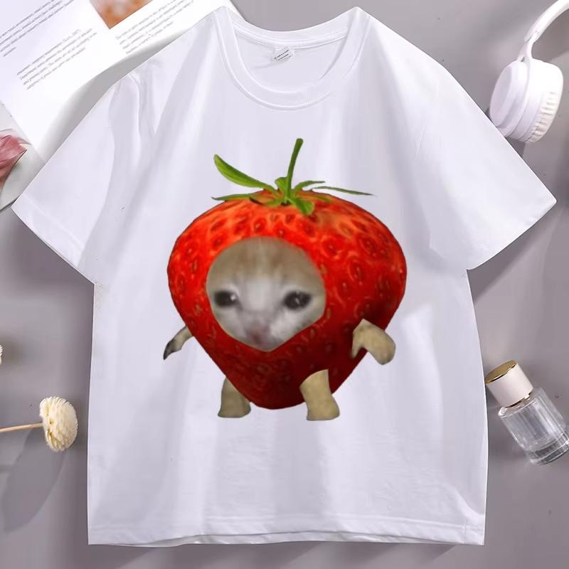 Cute Fruit Strawberry Cat T-shirt for Men Women Funny Cute Graphic Tees O Neck Short-sleeved Tops Printed Casual Clothes S разноцветный
Cute Fruit Strawberry Cat T-shirt for Men Women Funny Cute Graphic Tees O Neck Short-sleeved Tops Printed Casual Clothes S разноцветный