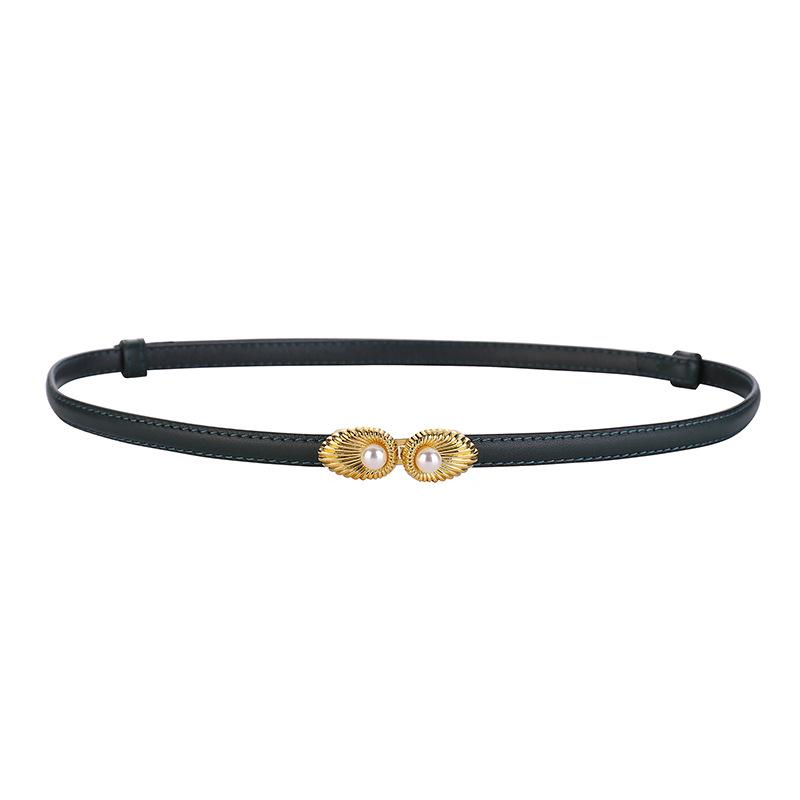Meier Pearl buckle adjustable women s genuine leather belt - versatile dress & jacket top grain cowhide slim belt зелений
Meier Pearl buckle adjustable women s genuine leather belt - versatile dress & jacket top grain cowhide slim belt зелений