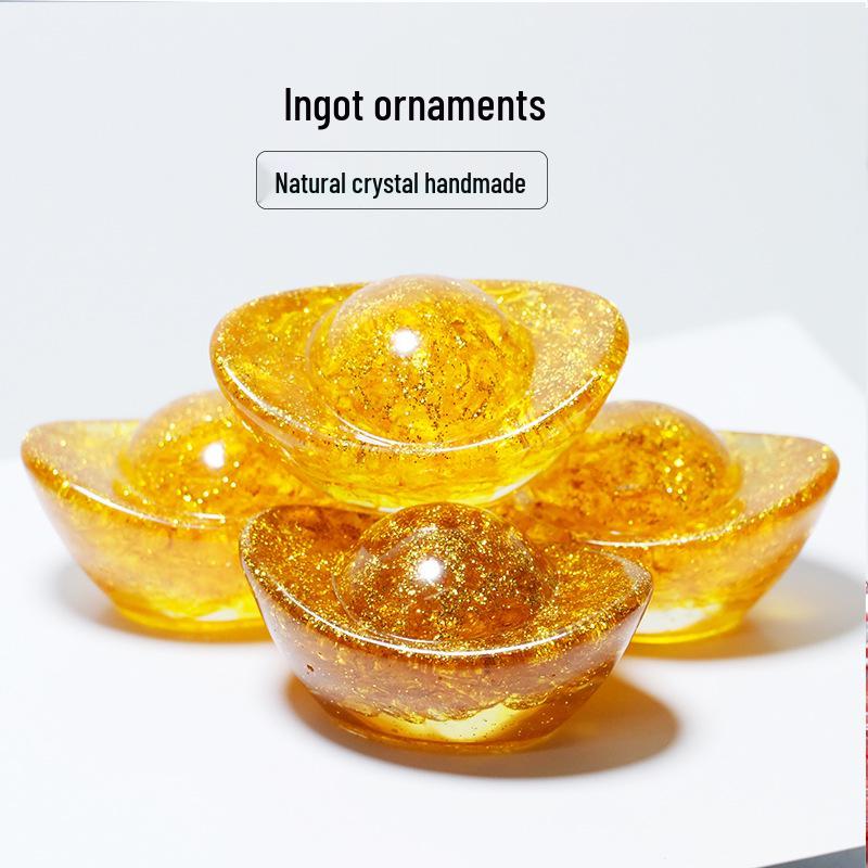 Crystal Glass Gold Ingot Treasure Pot Ornament - Perfect for Home, Housewarming, or Shop Opening Gifts
Crystal Glass Gold Ingot Treasure Pot Ornament - Perfect for Home, Housewarming, or Shop Opening Gifts