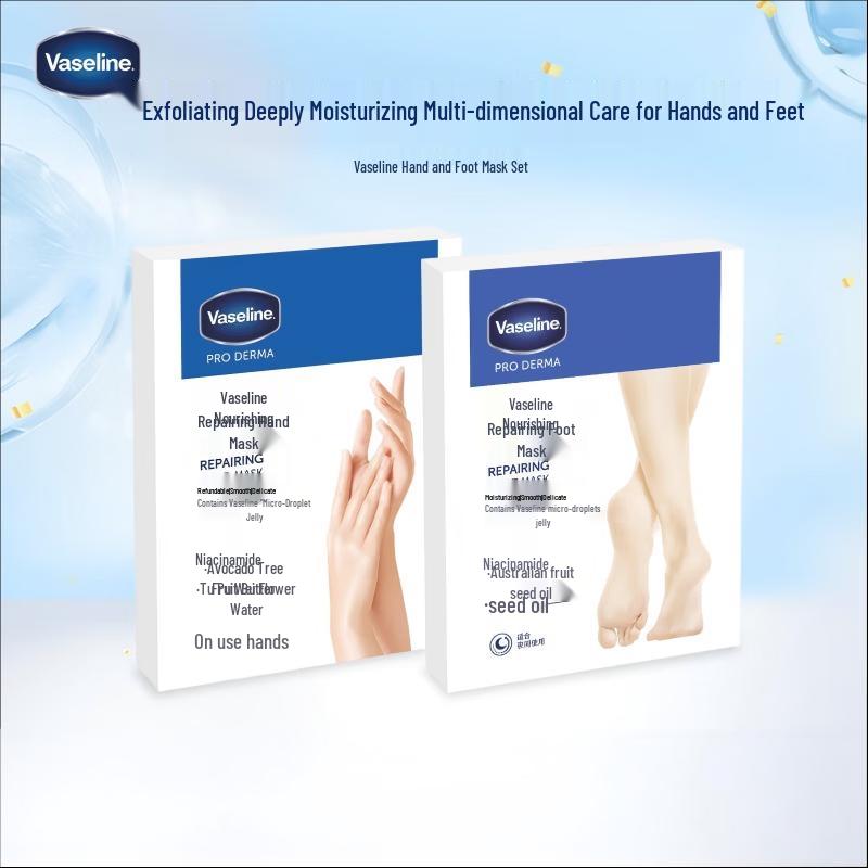 Vaseline Nourishing Hand & Foot Mask Set
Vaseline Nourishing Hand & Foot Mask Set