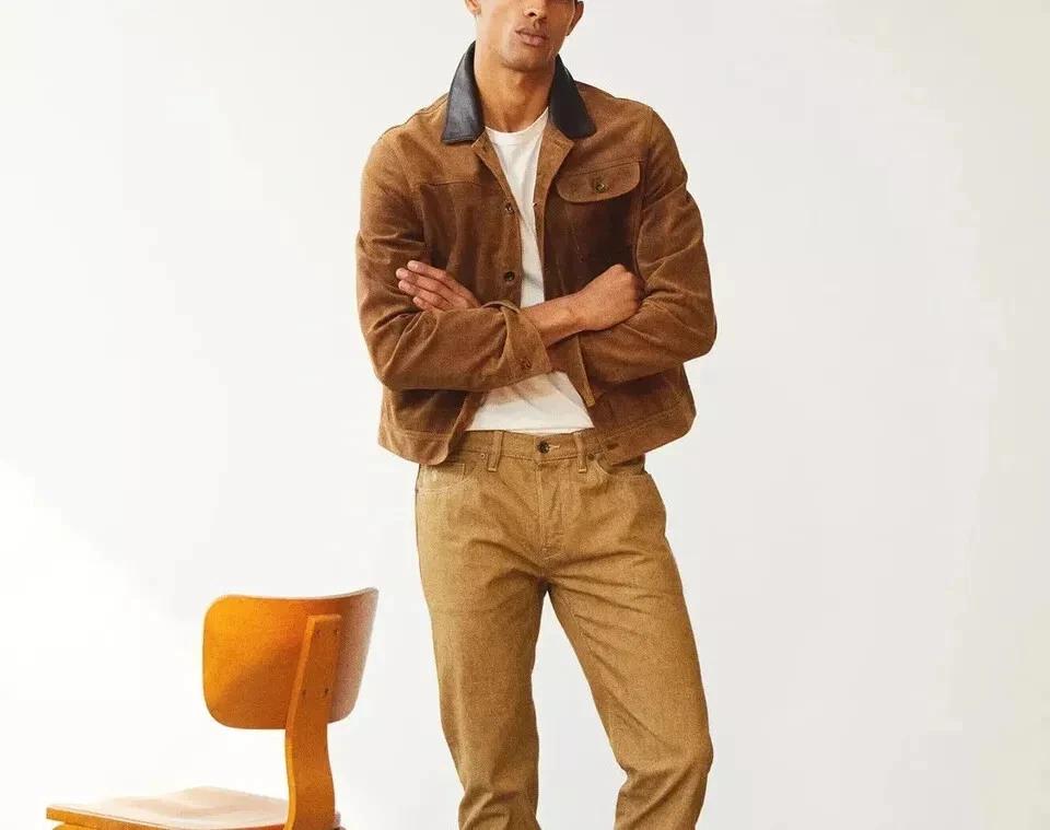 New Men Shirt Suede Brown Handmade Lambskin Leather Stylish Real Soft Party Casual Fit S коричневый
New Men Shirt Suede Brown Handmade Lambskin Leather Stylish Real Soft Party Casual Fit S коричневый