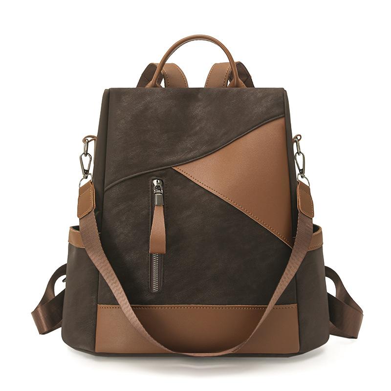 Women s Contrast Color Backpack Anti-Theft Travel Backpack
Women s Contrast Color Backpack Anti-Theft Travel Backpack