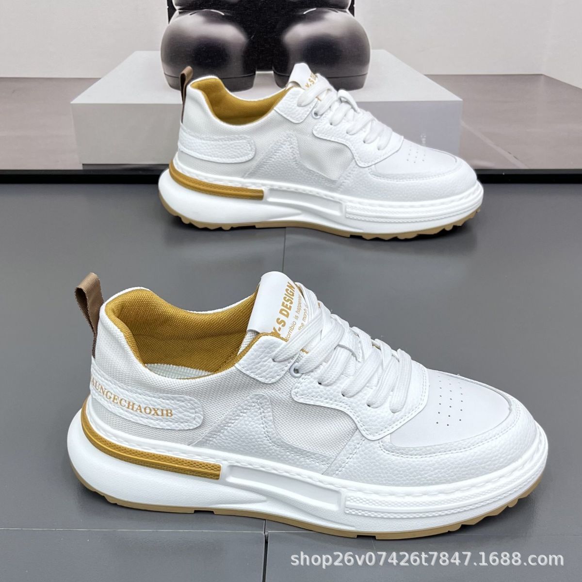 Trendy men s shoes leather thick-soled heightening dad shoes 2024 new spring versatile little white shoes contrasting casual shoes 44 верблюд
Trendy men s shoes leather thick-soled heightening dad shoes 2024 new spring versatile little white shoes contrasting casual shoes 44 верблюд