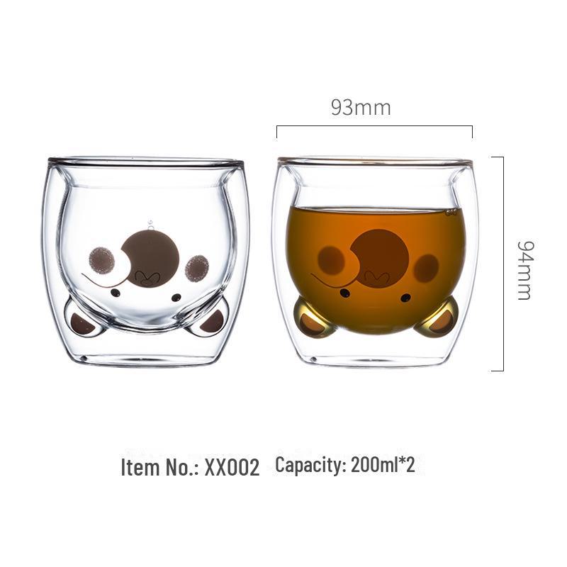 Прозрачная двухслойная стеклянная чашка для кофе Mingshangde 100-450ml
Прозрачная двухслойная стеклянная чашка для кофе Mingshangde 100-450ml