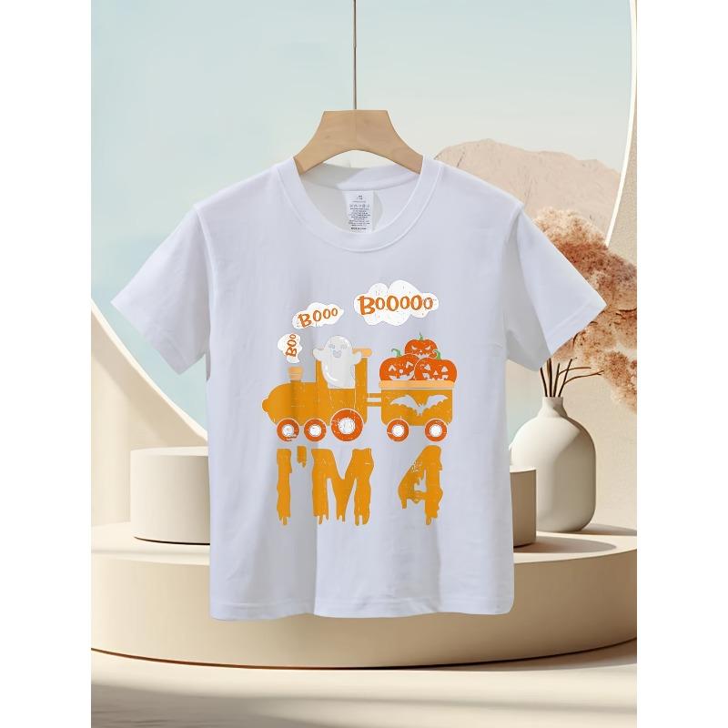European sizes Halloween Train Boo Pumpkin Kids Cotton T-shirt, Comfortable And Casual Round Neck Short Sleeves 98cm белый
European sizes Halloween Train Boo Pumpkin Kids Cotton T-shirt, Comfortable And Casual Round Neck Short Sleeves 98cm белый