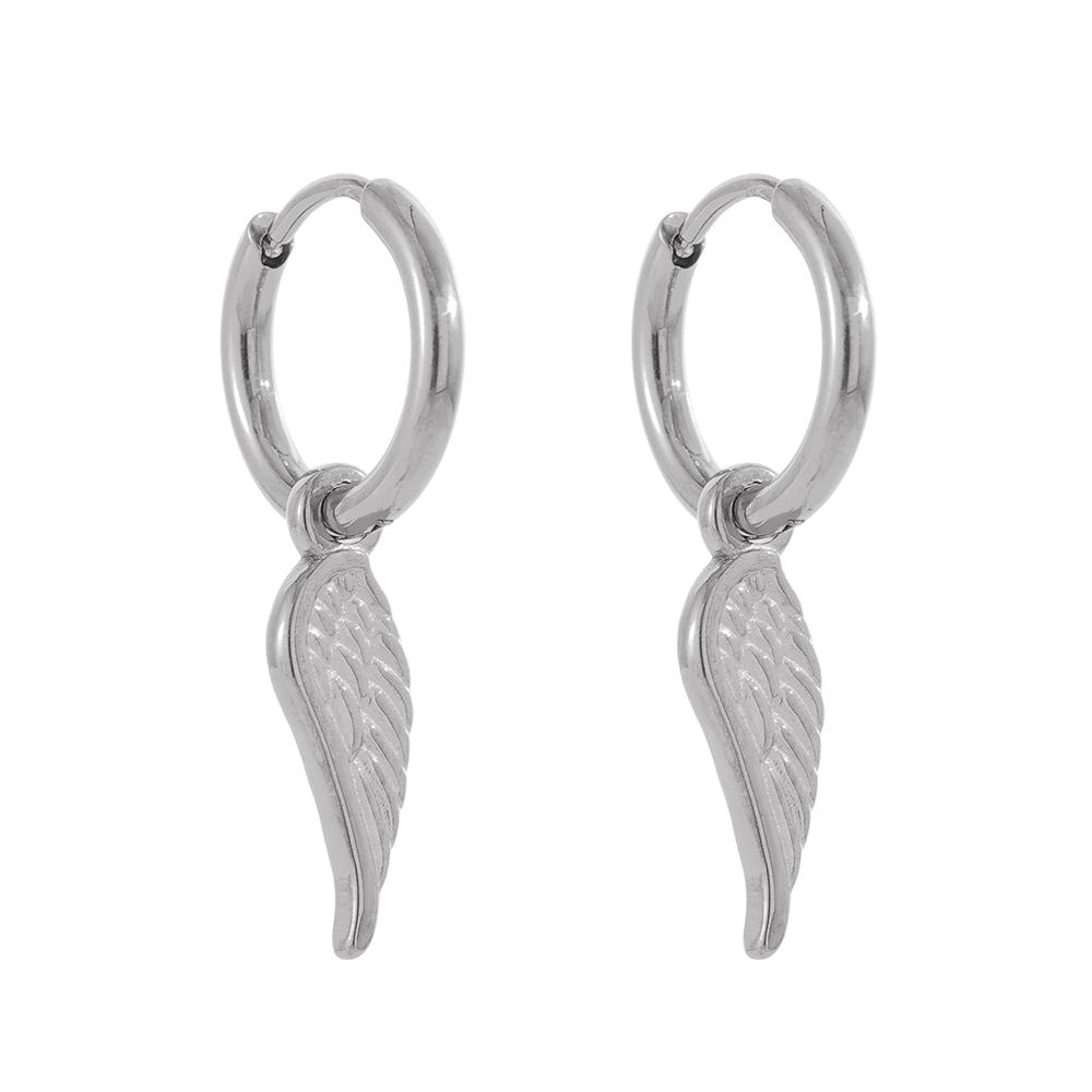 Yhpup Stainless Steel Wing Huggie Hoop Earrings Trendy Golden Women Unusual Stylish Unique Design Jewelry Gala Gift
Yhpup Stainless Steel Wing Huggie Hoop Earrings Trendy Golden Women Unusual Stylish Unique Design Jewelry Gala Gift