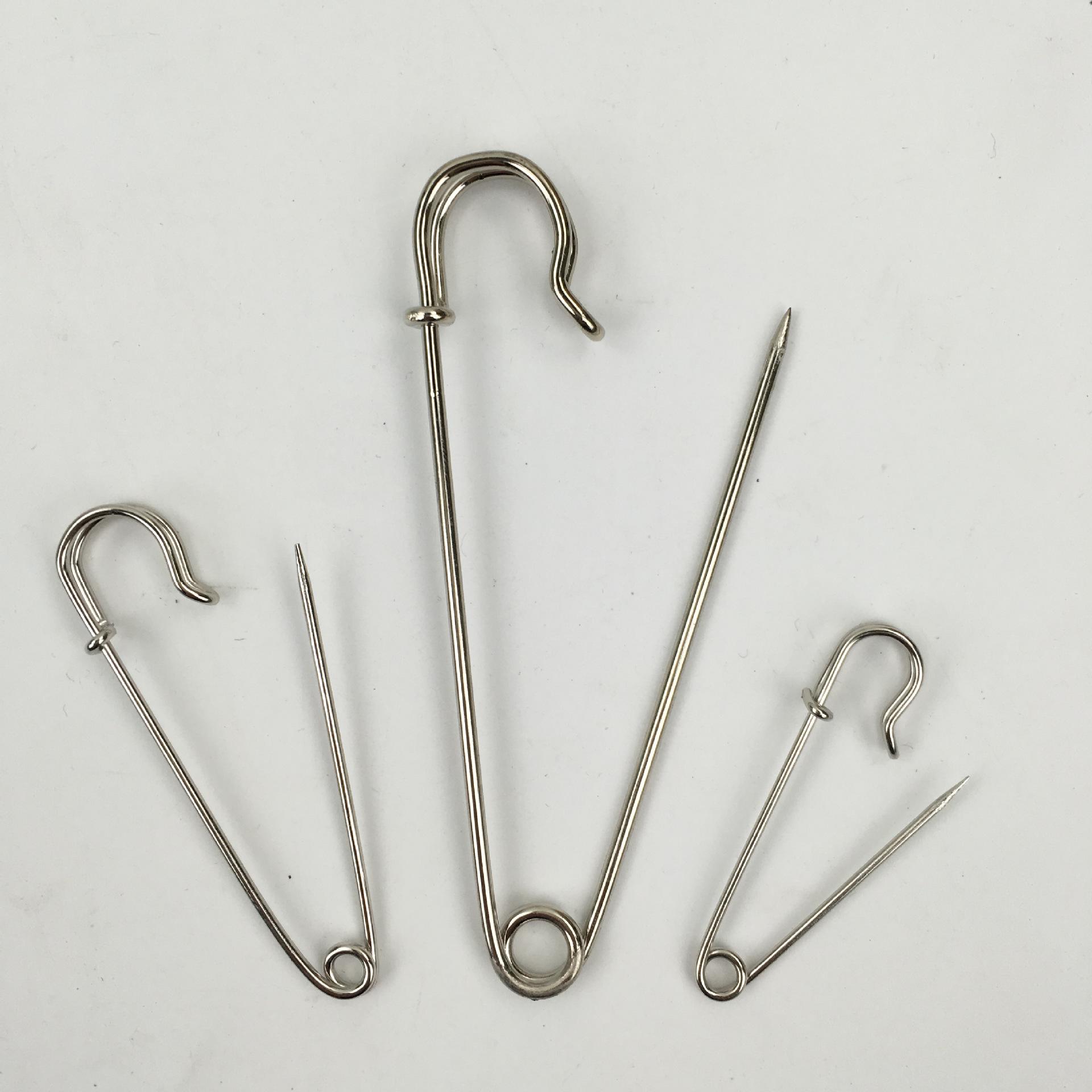 Large Rustproof Metal Safety Pins – Bright Nickel Color Kilt and Carpet Pins 45mm
Large Rustproof Metal Safety Pins – Bright Nickel Color Kilt and Carpet Pins 45mm