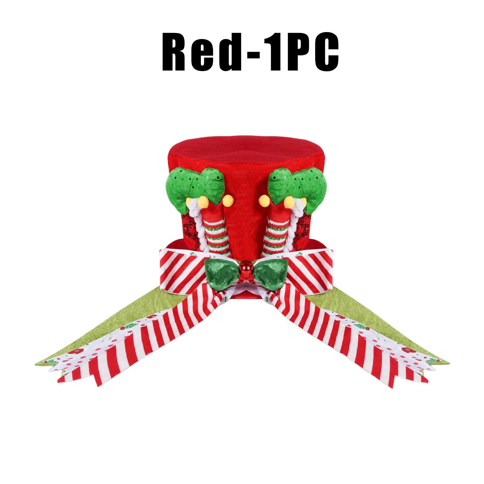 Christmas Tree Topper Hat Velvet Hat with Elf Legs and Bowknot Christmas Tree Decorations Tabletop Ornaments for Home Decor
Christmas Tree Topper Hat Velvet Hat with Elf Legs and Bowknot Christmas Tree Decorations Tabletop Ornaments for Home Decor
