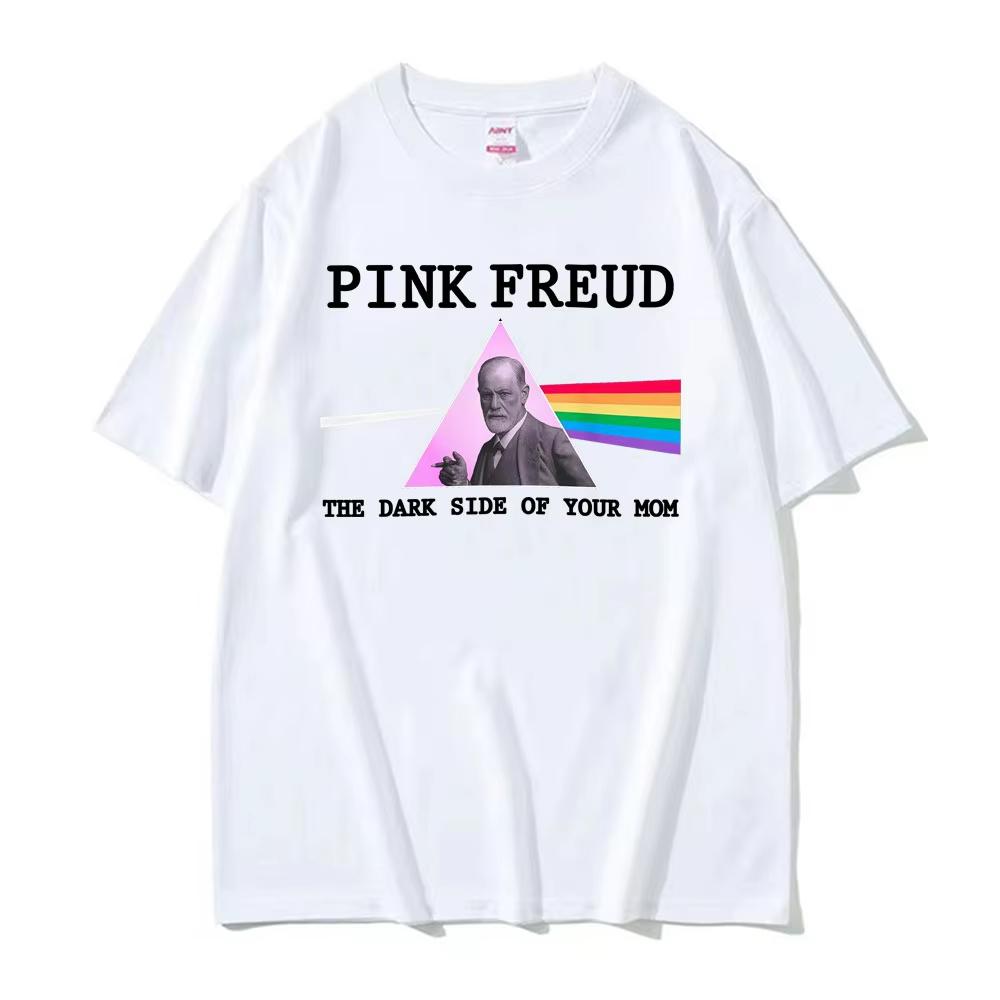 Funny Pink Freud The Dark Side of Your Mom Parody T Shirt Unisex Women Fashion Retro Short Sleeve Tshirts Oversized Cotton Tshirt 4XL
Funny Pink Freud The Dark Side of Your Mom Parody T Shirt Unisex Women Fashion Retro Short Sleeve Tshirts Oversized Cotton Tshirt 4XL