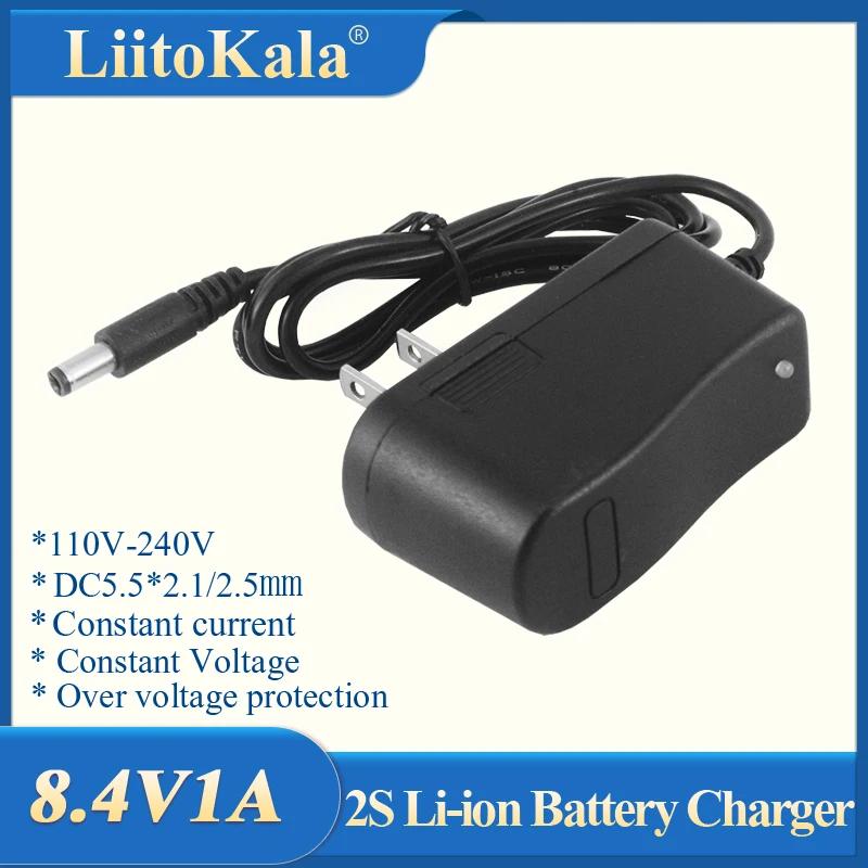 LiitoKala 8.4V 1A Polymer Lithium Battery Charger Volt Power Supply Adapter Charger 7.4V 1A Full of Lights
LiitoKala 8.4V 1A Polymer Lithium Battery Charger Volt Power Supply Adapter Charger 7.4V 1A Full of Lights