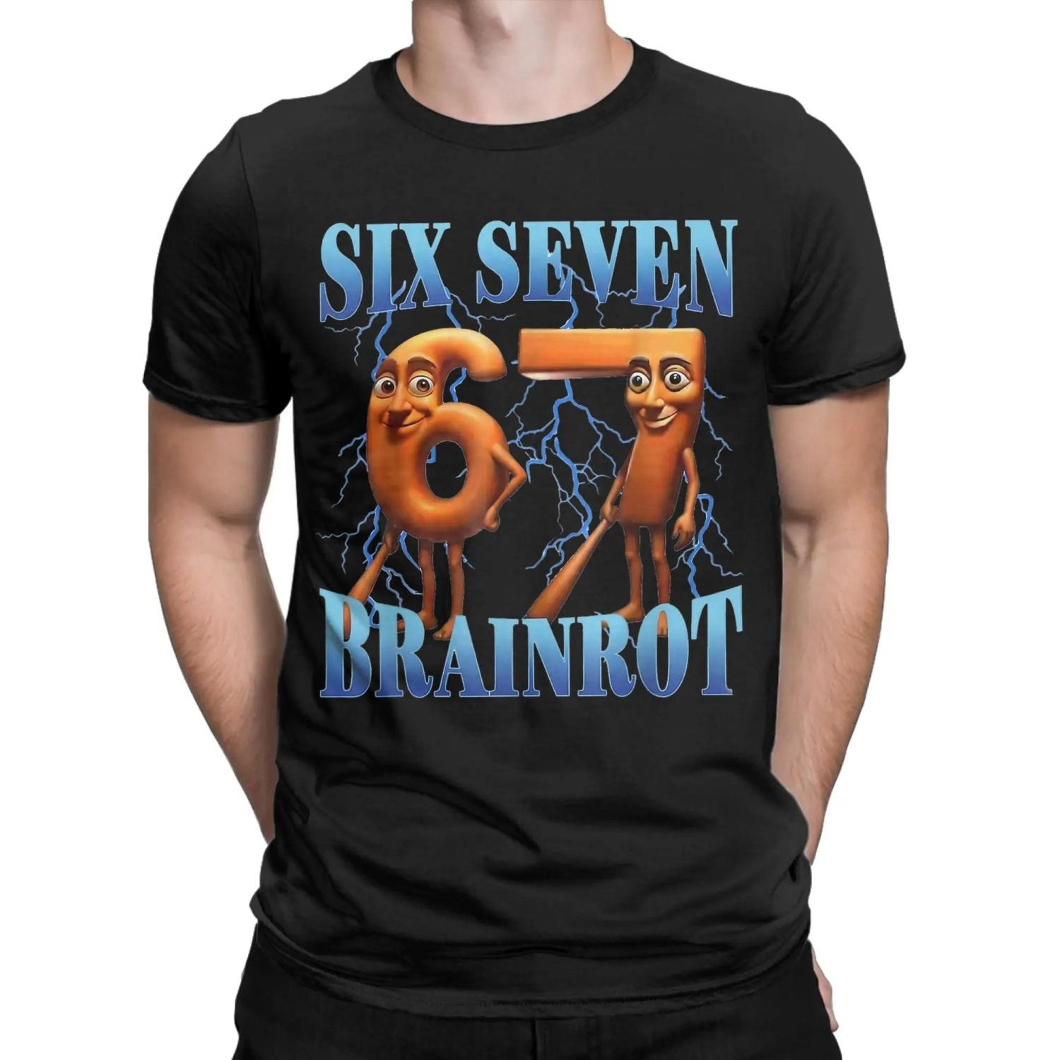 Humor Funny 67 Meme Italian Brainrot Tung Tung Sahur Six Seven T-Shirts Men O Neck Pure Cotton T Shirt Tee Shirt Party Clothing XXXXXL чорний
Humor Funny 67 Meme Italian Brainrot Tung Tung Sahur Six Seven T-Shirts Men O Neck Pure Cotton T Shirt Tee Shirt Party Clothing XXXXXL чорний