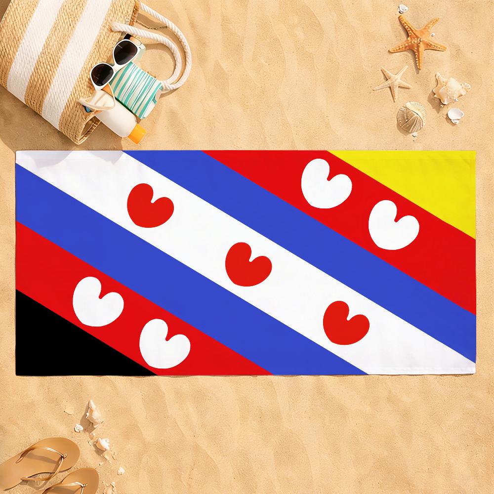 Netherlands Friesland Province Towel Quick Dry Absorbent Beach Towel for Sports, Fitness, Swimming and Outdoor Activities W30*H60(CM)
Netherlands Friesland Province Towel Quick Dry Absorbent Beach Towel for Sports, Fitness, Swimming and Outdoor Activities W30*H60(CM)