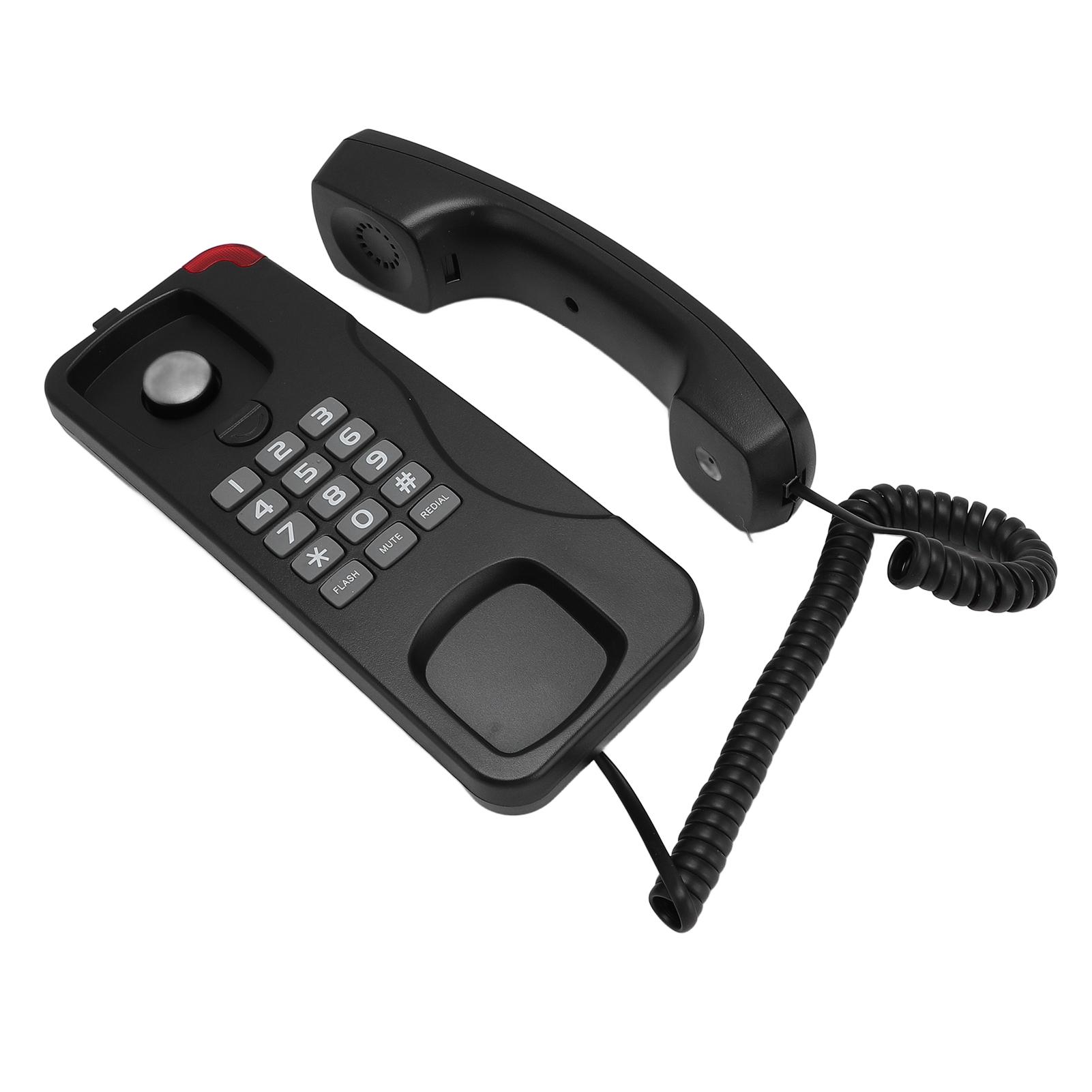 Corded Phone Wall Mount Old Retro Landline Telephone Wired for Home Living Room Hotel Use Last Number
Corded Phone Wall Mount Old Retro Landline Telephone Wired for Home Living Room Hotel Use Last Number